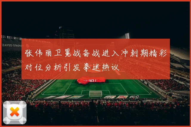 张伟丽卫冕战备战进入冲刺期精彩对位分析引发拳迷热议